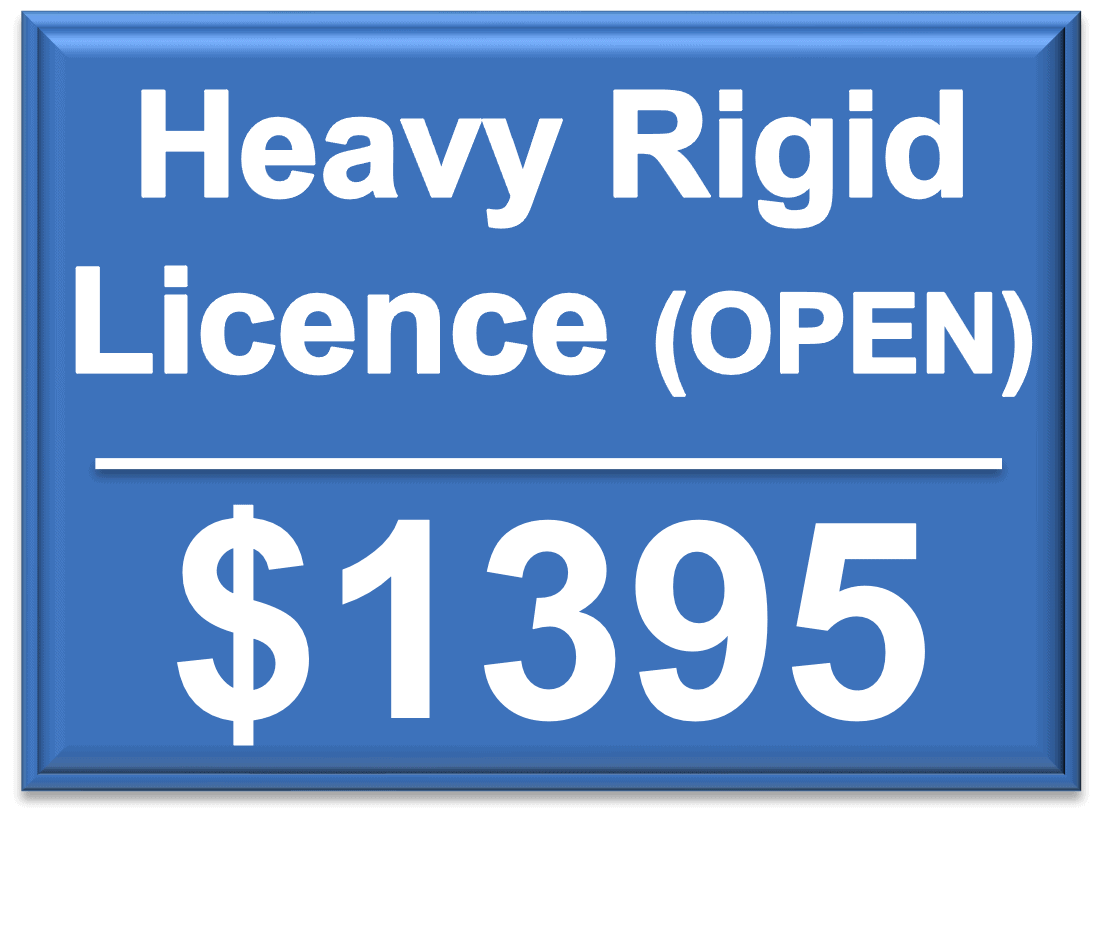 Heavy Rigid Licence Pricing in Brisbane
