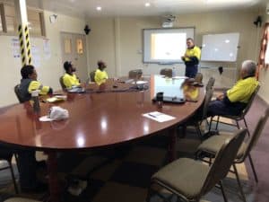 Shift Training Instructor Teaching New Trainers in a Classroom in Brisbane